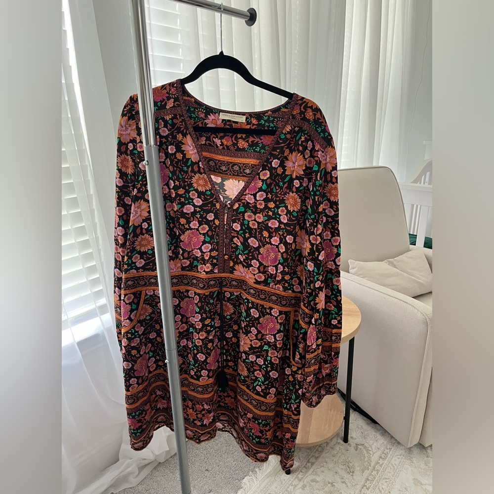Unicorn tears, 2021 folktown recut mini dress with waist tie size xxl